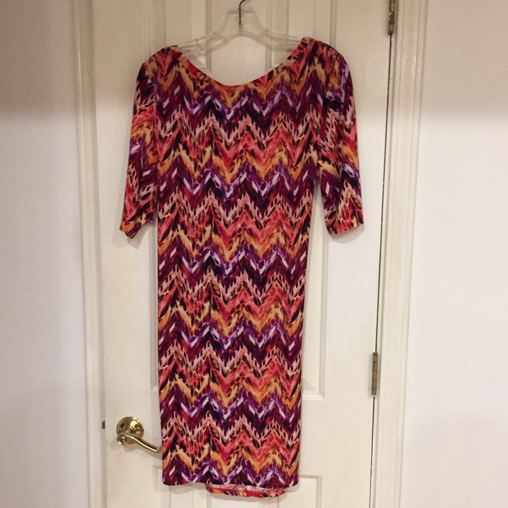 Dress with front tie